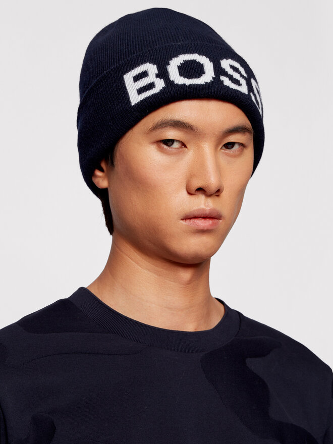 BOSS Gorro Boss Mic_Bb 50443043 Azul marino