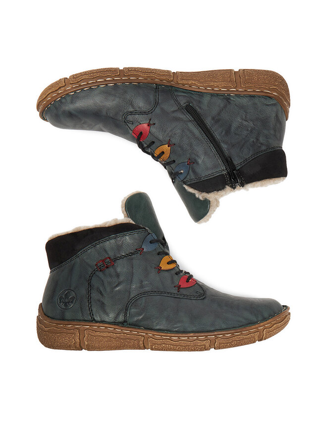 Rieker Gležnjarji Rieker CEO-Z3724-54 Modra