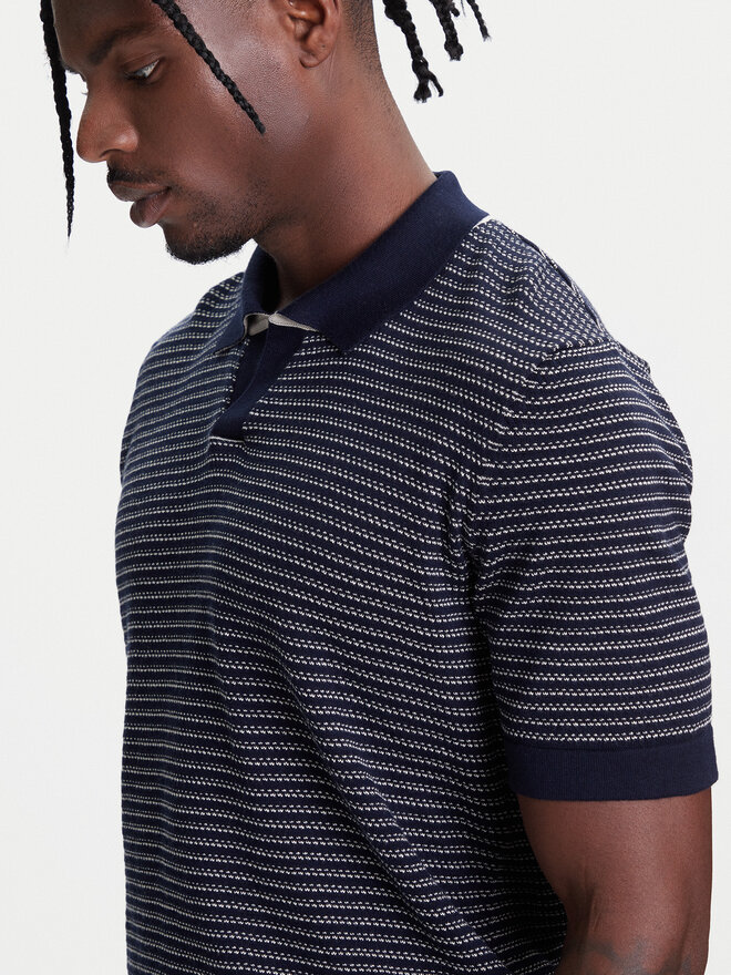 United Colors Of Benetton United Colors Of Benetton Pólóing 1094K301J Sötétkék Regular Fit