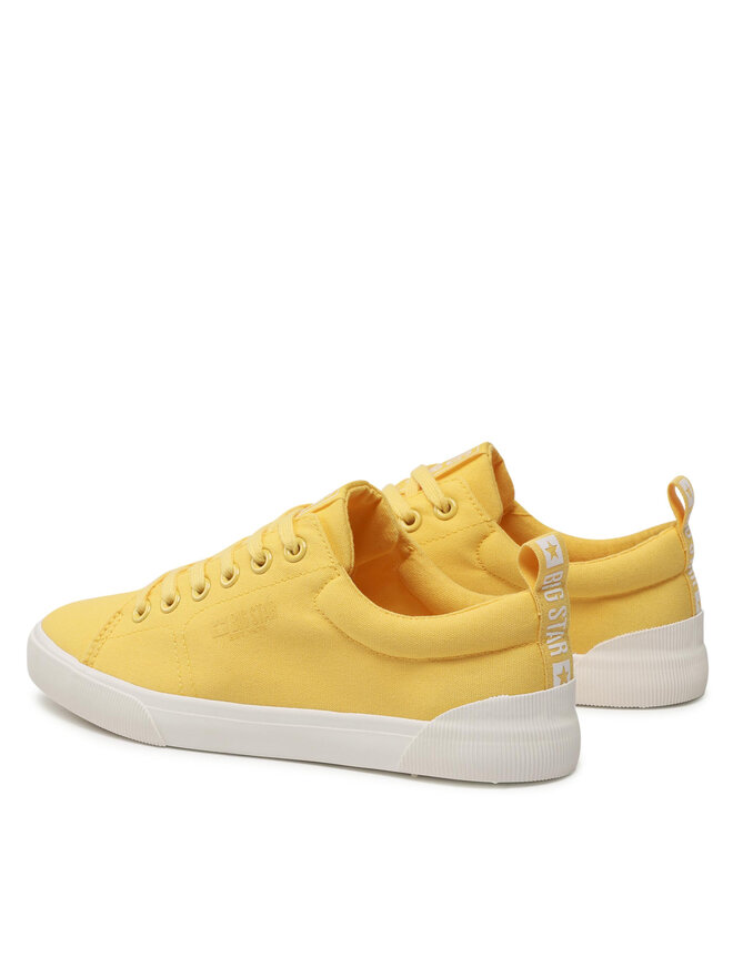 Big Star Shoes Tenisówki Big Star Shoes KK274050 Żółty