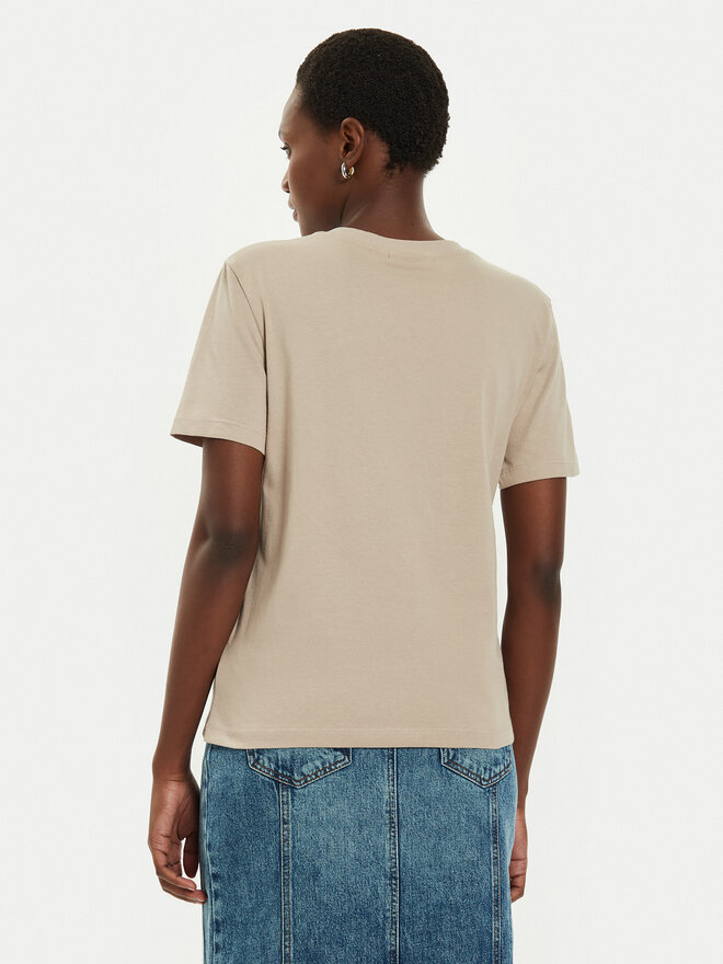 Calvin Klein Jeans Calvin Klein Jeans T-Shirt Embro Badge J20J222560 Beige Regular Fit