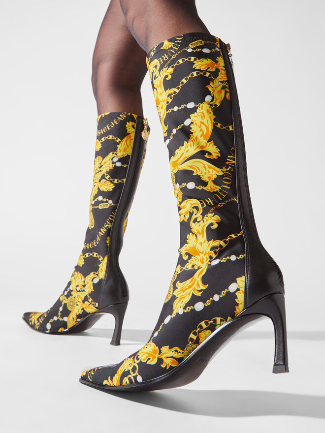Versace Jeans Couture Ilgaauliai Versace Jeans Couture 75VA3S32 Juoda