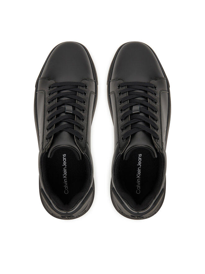 Calvin Klein Jeans Snīkeri Calvin Klein Jeans Chunky Cupsole Ru Patch Lth YM0YM01296 Melns