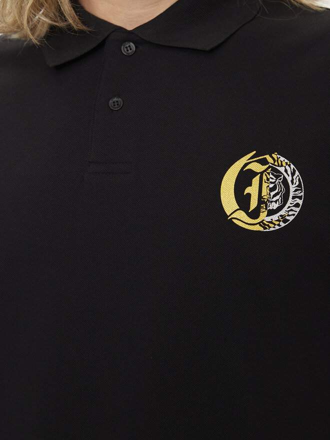 Just Cavalli Just Cavalli Poloshirt 76OAGG19 Schwarz Regular Fit