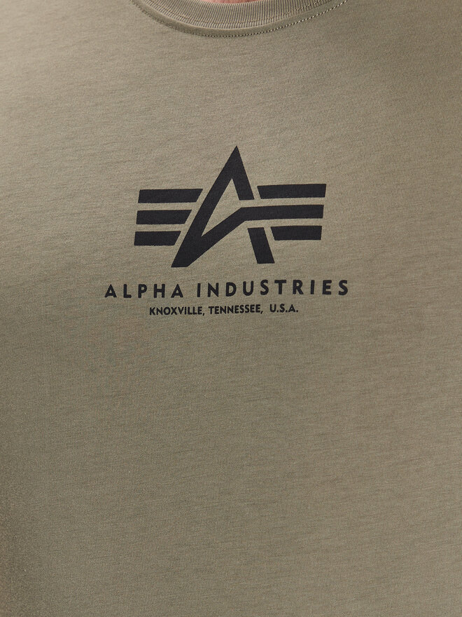 Alpha Industries Alpha Industries Marškinėliai Basic 118533 Smėlio Regular Fit