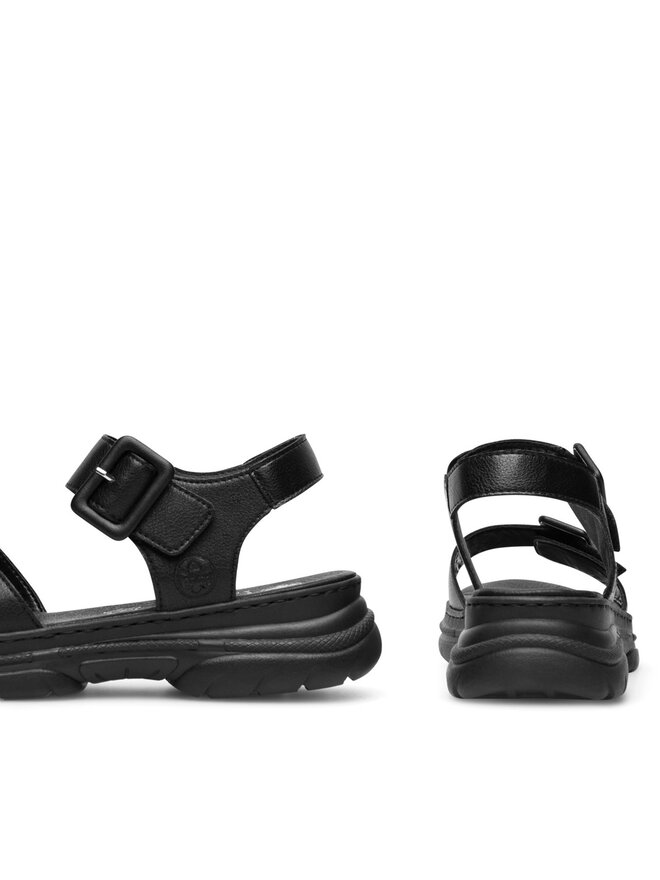 Rieker Sandalen Rieker 66680-00 Schwarz
