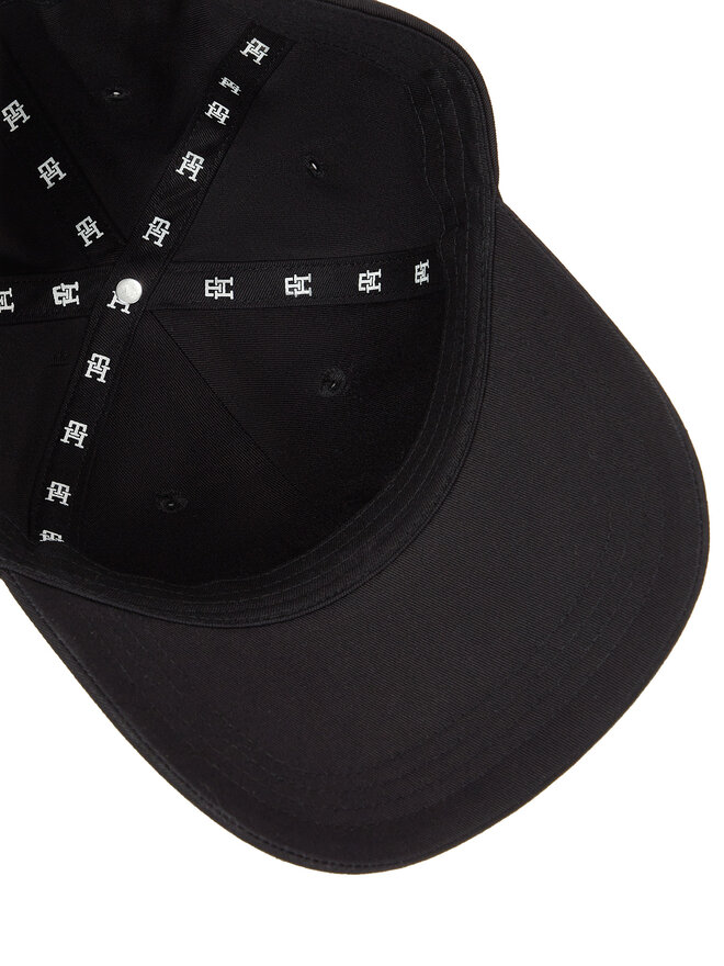 Tommy Hilfiger Kšiltovka Tommy Hilfiger Elevated Chic Cap AW0AW17128 Černá