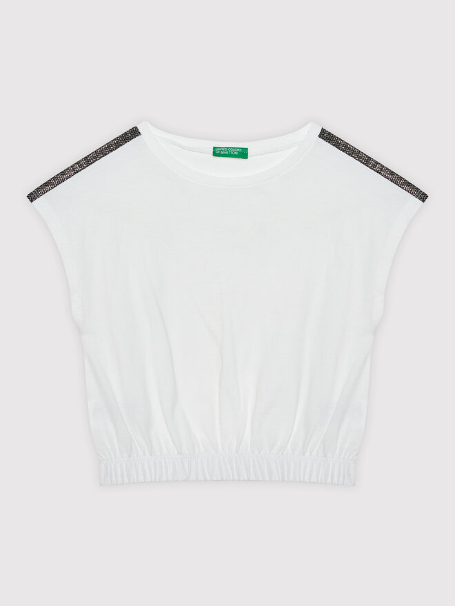 United Colors Of Benetton United Colors Of Benetton T-Shirt 3I1XC102T Weiß Regular Fit