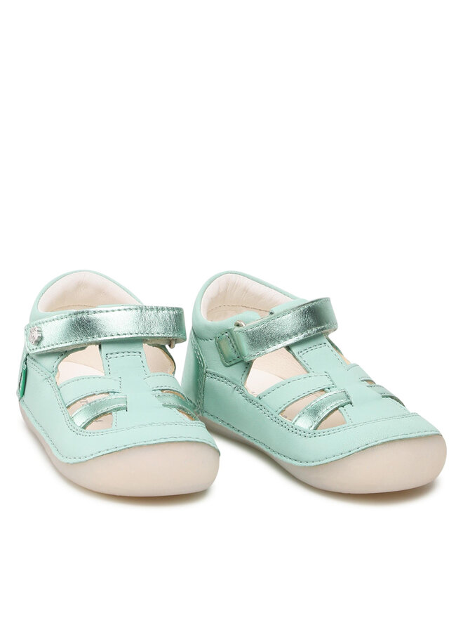Kickers Niña Zapatos Planos Mary Jane Para Bebés Y Niños Piel