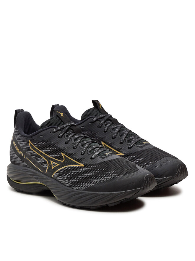 Mizuno Взуття для бігу Mizuno Wave Rider Gtx GORE-TEX 2 J1GC2479 Чорний