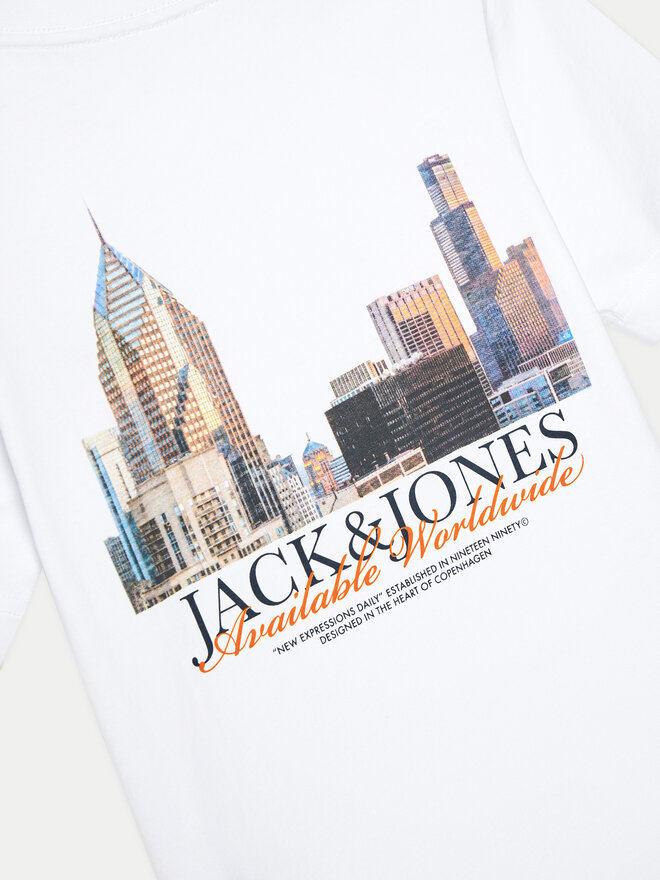 Jack&Jones Junior Jack&Jones Junior T-Shirt Boston 12274897 Weiß Relaxed Fit