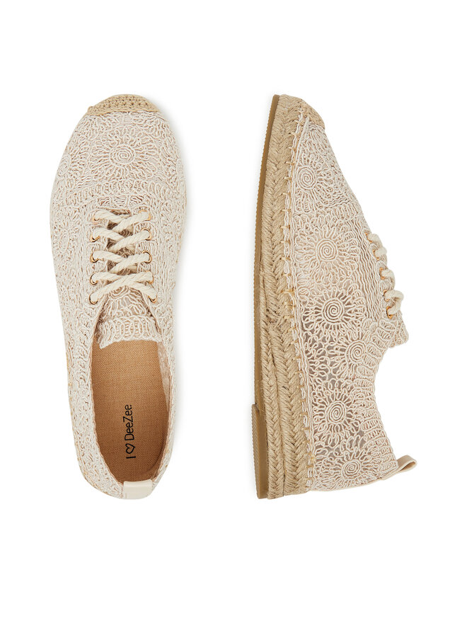 DeeZee Espadrile DeeZee 3H33549-1 Bež