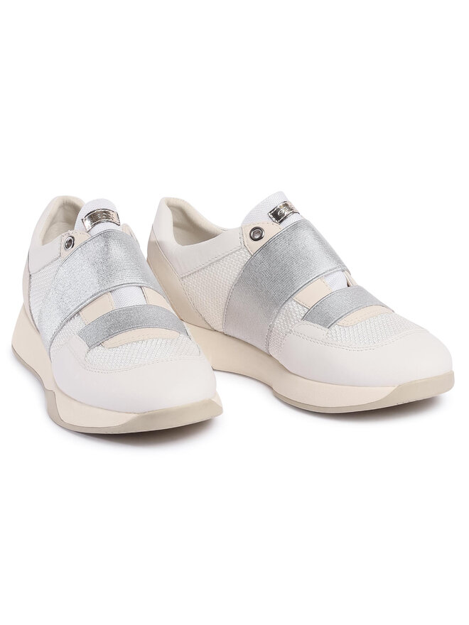 Geox Sneakersy Geox D Suzzie D D94FRD 01485 C1327 Biela