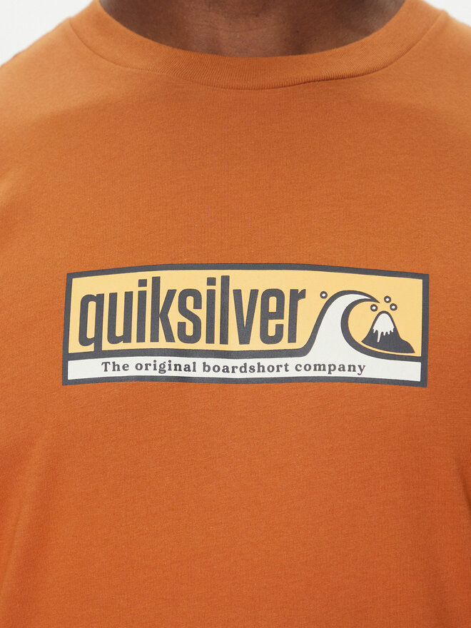 Quiksilver Quiksilver Majica EQYZT08040 Rjava Regular Fit