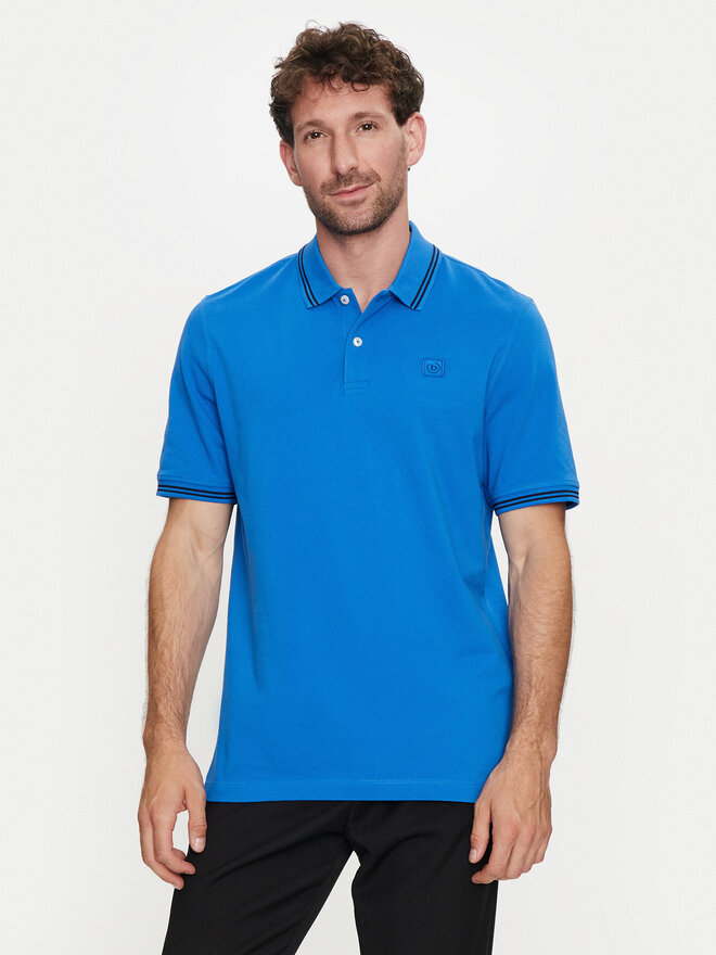 Bugatti Bugatti Polo marškinėliai 8150 55001A Mėlyna Slim Fit