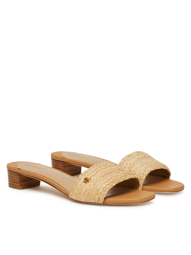 LAUREN RALPH LAUREN Papucs LAUREN RALPH LAUREN Fay Braided 802966850001 Bézs