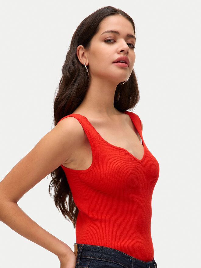 Vero Moda Vero Moda Top Willow 10326450 Rot Slim Fit
