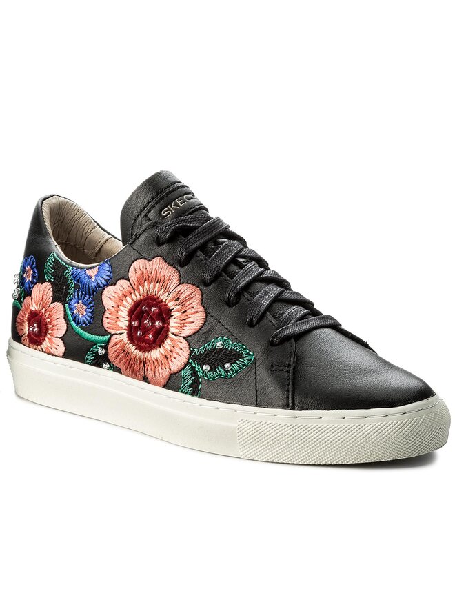 Zapatillas skechers mujer con flores 2025