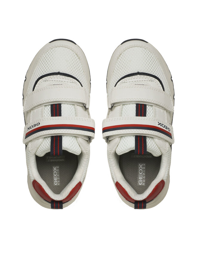 Geox Sneakersy Geox J Rooner Boy J35H0B01454C0899 S Biela