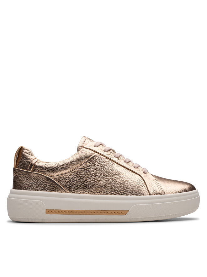 Clarks Sneakersy Clarks Hollyhock Walk 26181357 Złoty