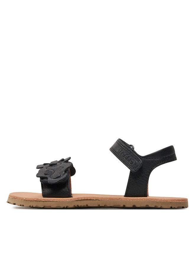Froddo Sandalen Froddo Barefoot Flexy Flowers G3150265-4 M Schwarz