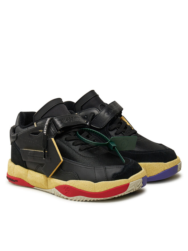 Off-White Сникърси Off-White OMIA260S23LEA Черен