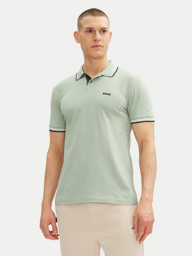 BOSS BOSS Poloshirt Paul 50506193 Grün Slim Fit