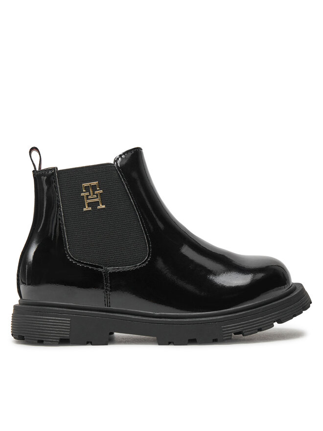 Tommy Hilfiger Botki Tommy Hilfiger Chelsea Boot T1A5-33563-0343 M Czarny