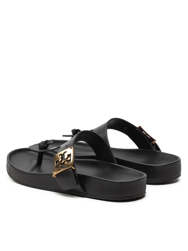 Tory Burch Σαγιονάρες Tory Burch Mellow Thong Sandal 155190 Μαύρο