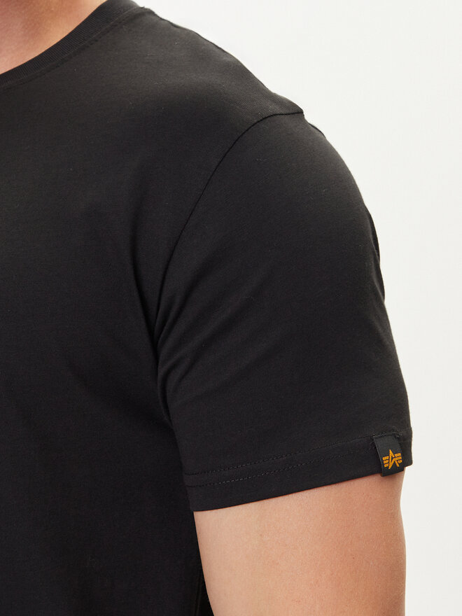 Alpha Industries Alpha Industries Majica Basic T-Shirt 100501 Črna Regular Fit