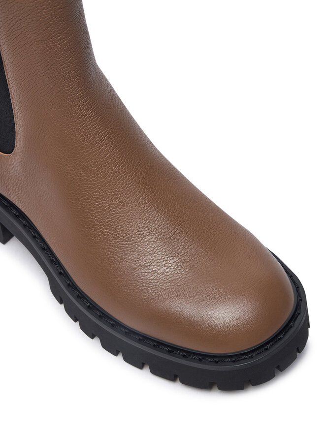 MICHAEL Michael Kors Боти тип челси MICHAEL Michael Kors Asher 40F4ASFE5L Кафяв