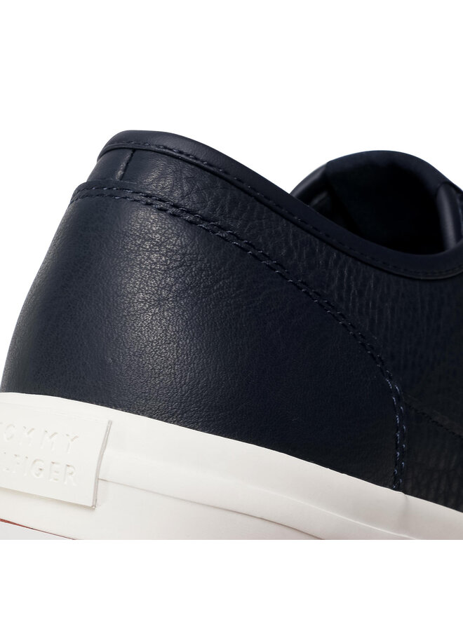 Tommy Hilfiger Αθλητικά Tommy Hilfiger Core Corporate Leather Vulc FM0FM02980 Σκούρο μπλε