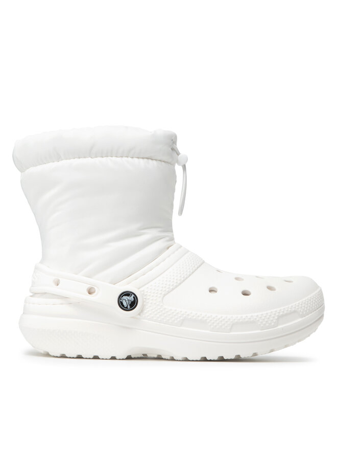 Crocs Боти Crocs Classic Lined Neo Puff Boot 206630 Бял