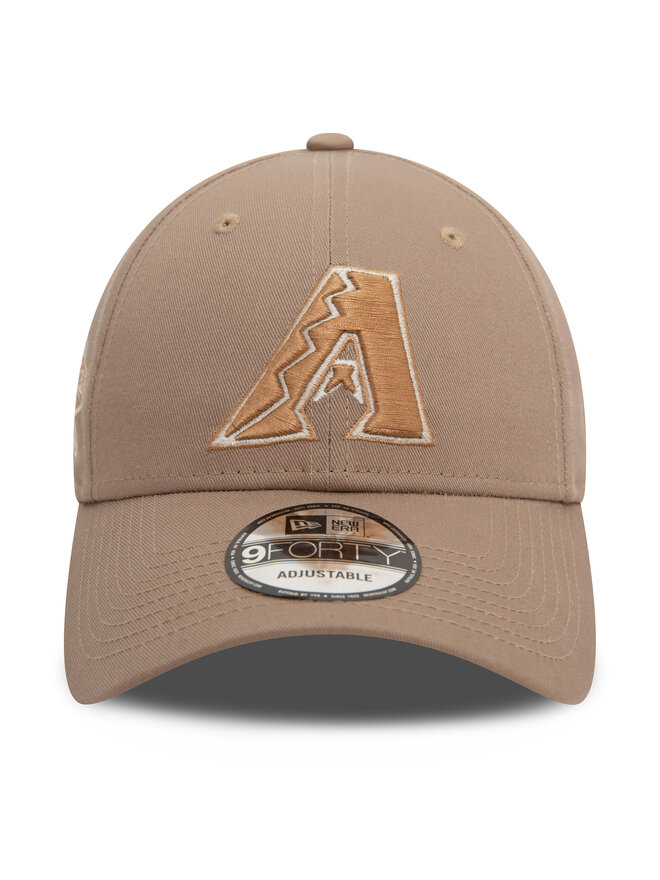 New Era Шапка с козирка New Era Mlb Patch 940 Diamondbacks 60503508 Бежов