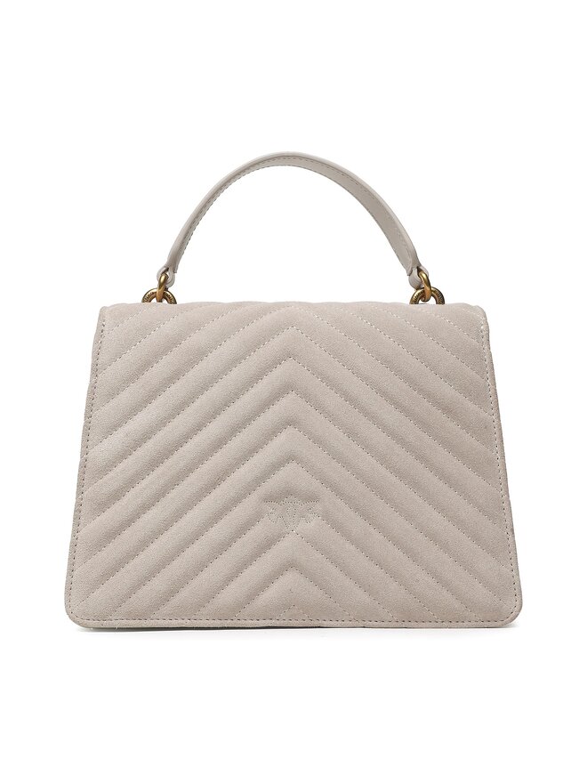 PINKO Kabelka Pinko Love One Top Handle Classic Ligh Sivá