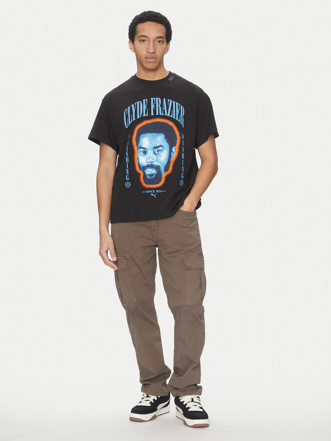 Puma Puma T-Shirt Clyde Forever 630473 Μαύρο Regular Fit