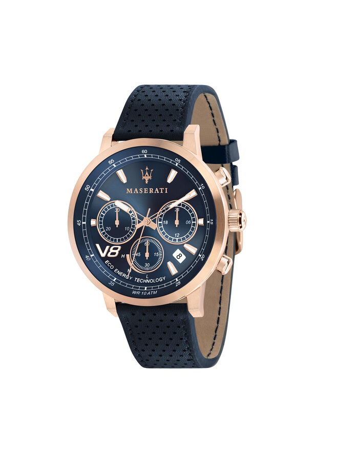 Orologio Maserati Gt Eco Energy R8871134003 Blu scuro escarpe
