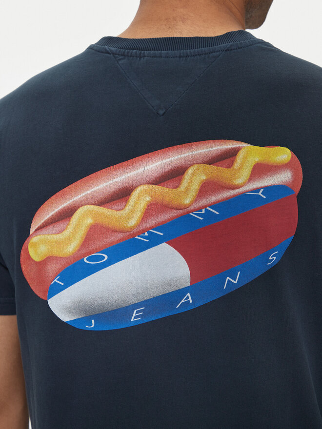 Tommy Jeans Tommy Jeans Póló Fun Novelty DM0DM18552 Sötétkék Regular Fit