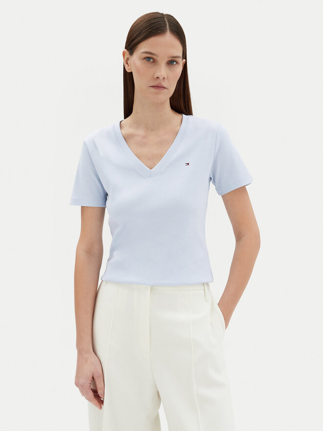 Tommy Hilfiger Tommy Hilfiger Póló New Cody WW0WW40584 Kék Slim Fit