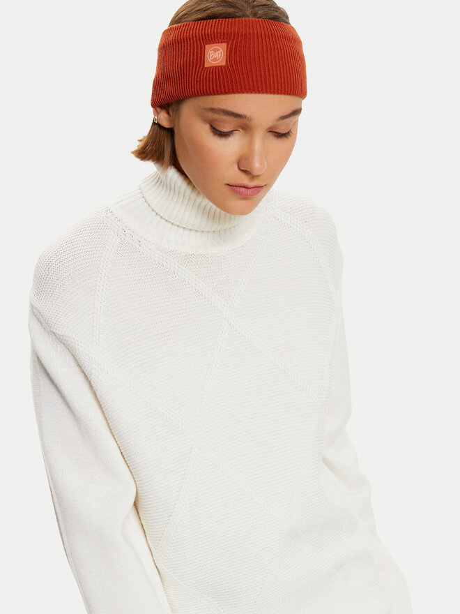 Buff Κορδέλα μαλλιών Buff Crossknit Headband Solid 126484.330.10 Καφέ
