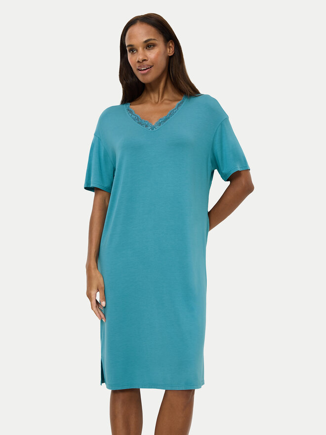 Triumph Triumph Hálóing Timeless Sensuality 10222628 Türkizkék Relaxed Fit