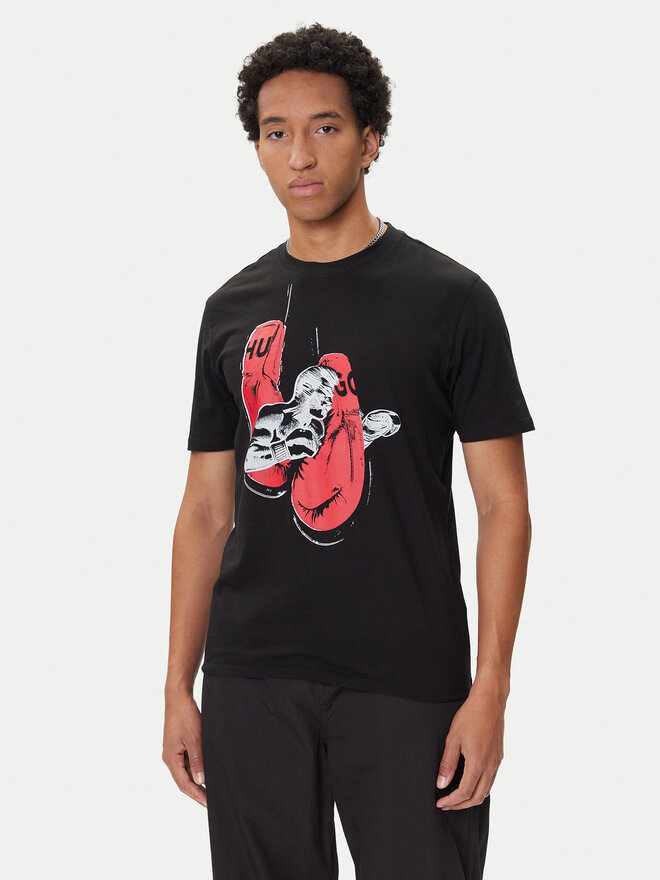 HUGO HUGO Camiseta Diboxer 50542560 Negro Regular Fit
