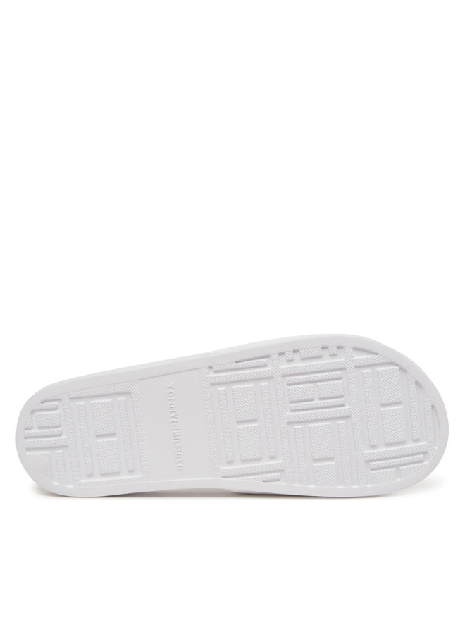 Tommy Hilfiger Klapki Tommy Hilfiger Flags Pool Slide FM0FM05431 Biały