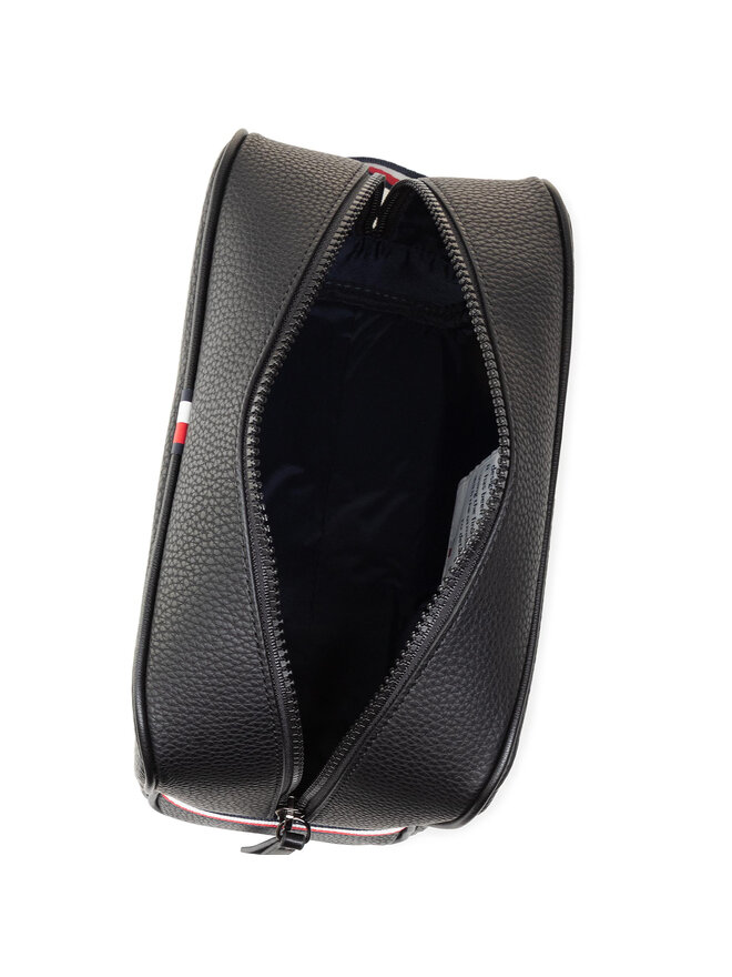 Tommy Hilfiger Kosmetyczka Tommy Hilfiger Essential Pu Wasbag AM0AM07284 Czarny