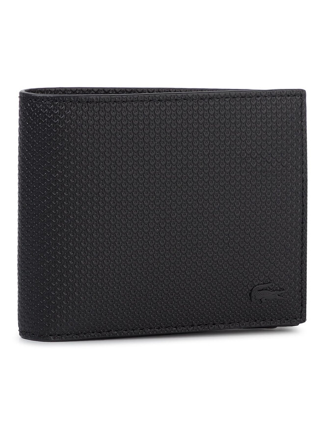 Lacoste Geldbörse Lacoste Billfold Zip Case NH2826CE Schwarz