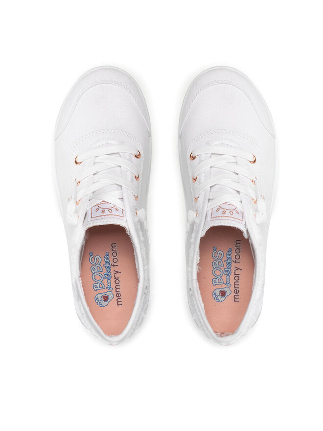 Skechers Πάνινα παπούτσια Skechers Bobs B Cute 33492/WHT Λευκό