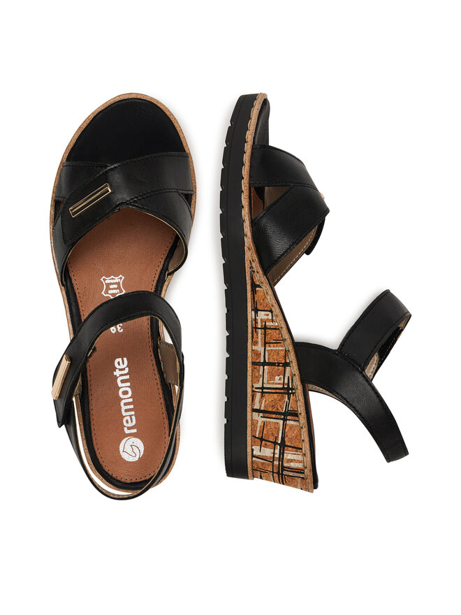 Remonte Sandály Remonte R6266-00 Černá