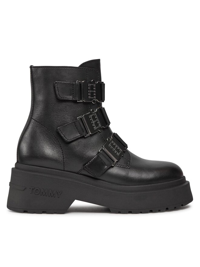 Tommy Jeans Aulinukai Tommy Jeans Tjw Chunky Boot Hardware EN0EN02443 Juoda