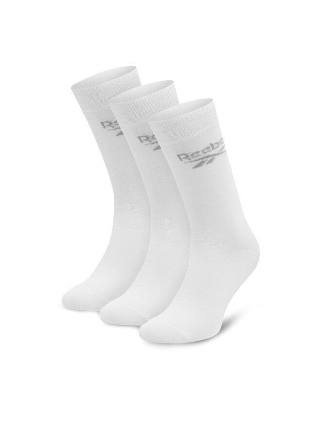 Reebok Zestaw 3 par wysokich skarpet unisex Reebok R0367-SS24 (3-pack) Biały