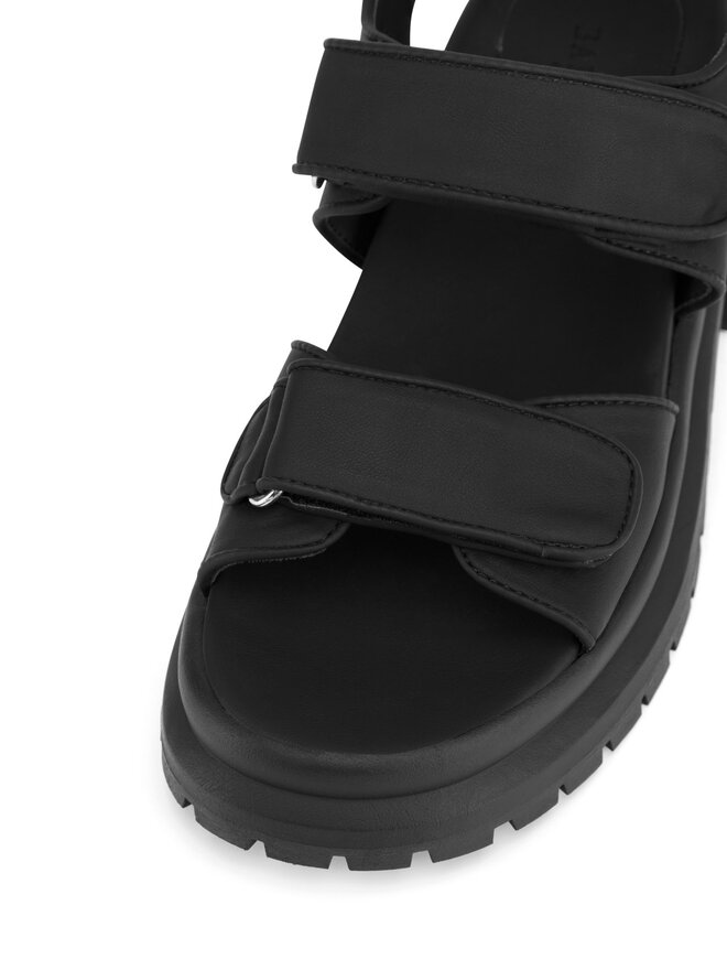 Badura Sandały Badura AMAR-LS6188-01 Czarny
